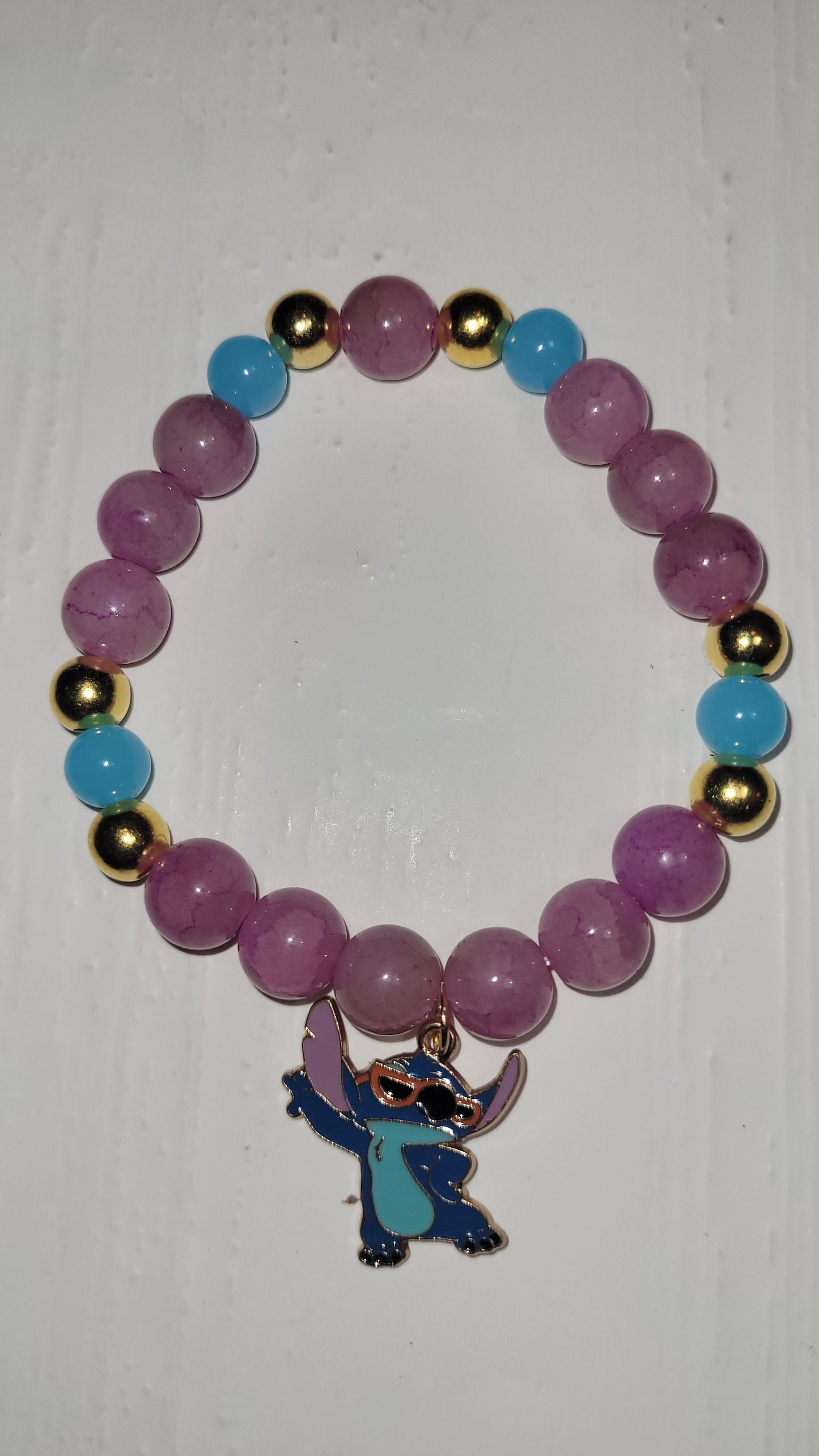 Stitch charm bracelet