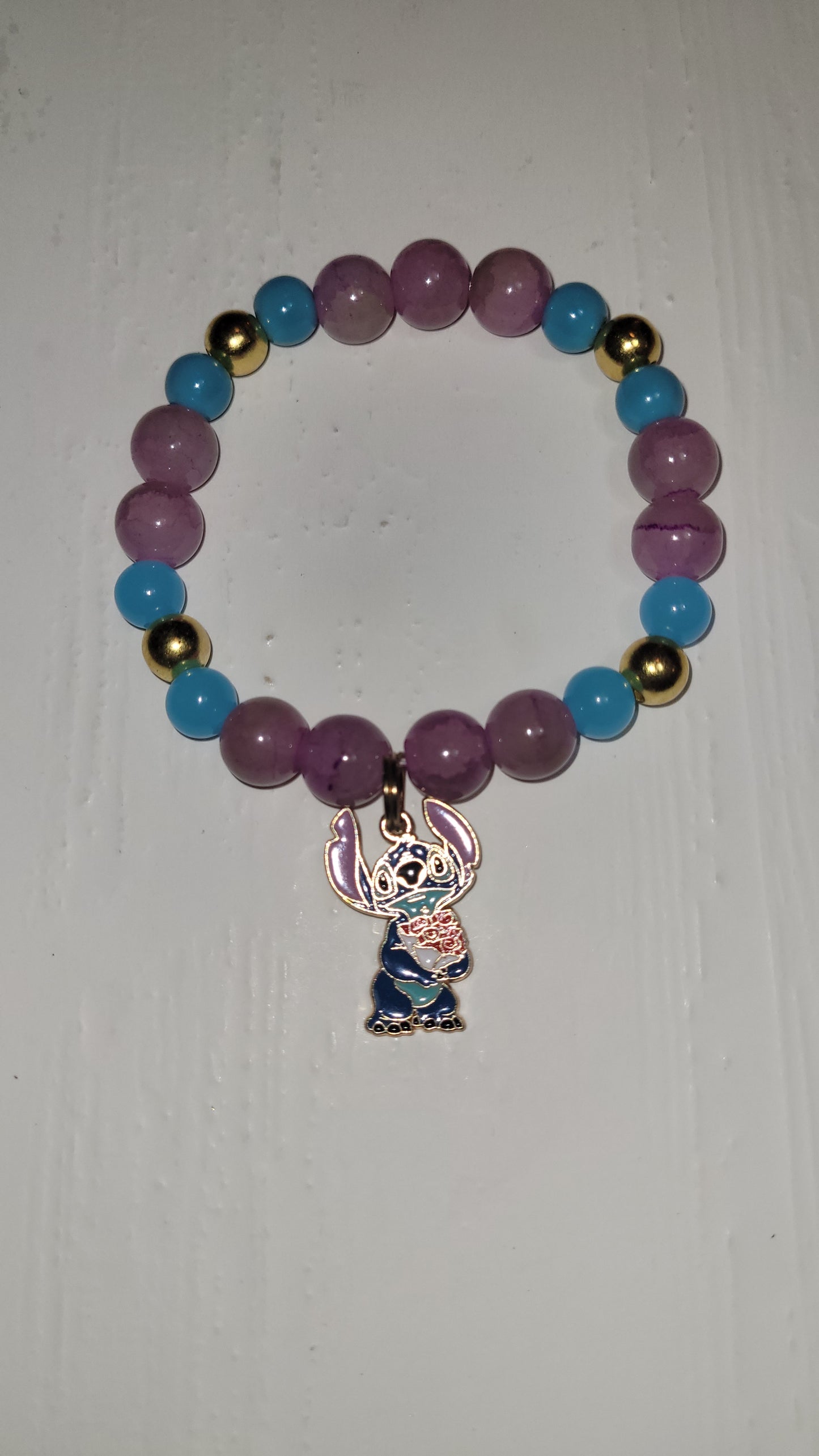 Stitch charm bracelet