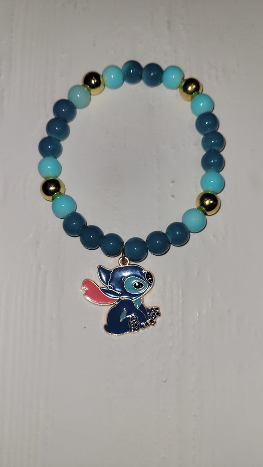 Stitch charm bracelet