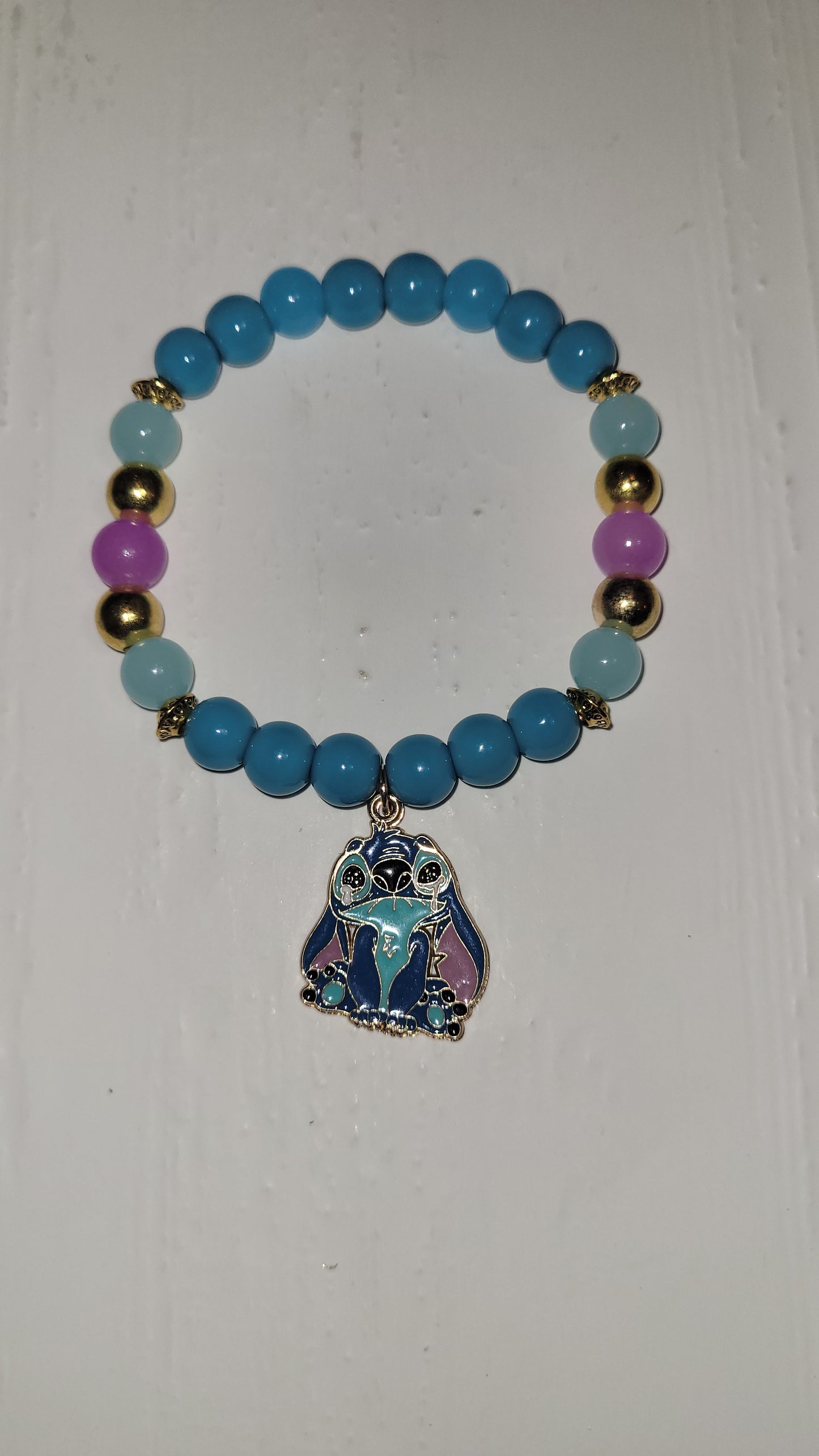 Stitch charm bracelet