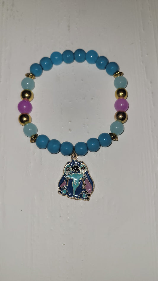 Stitch charm bracelet