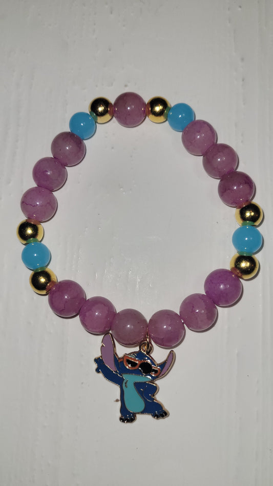 Stitch charm bracelet