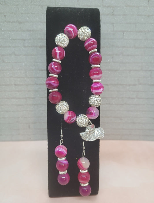 Bracelet and earring set